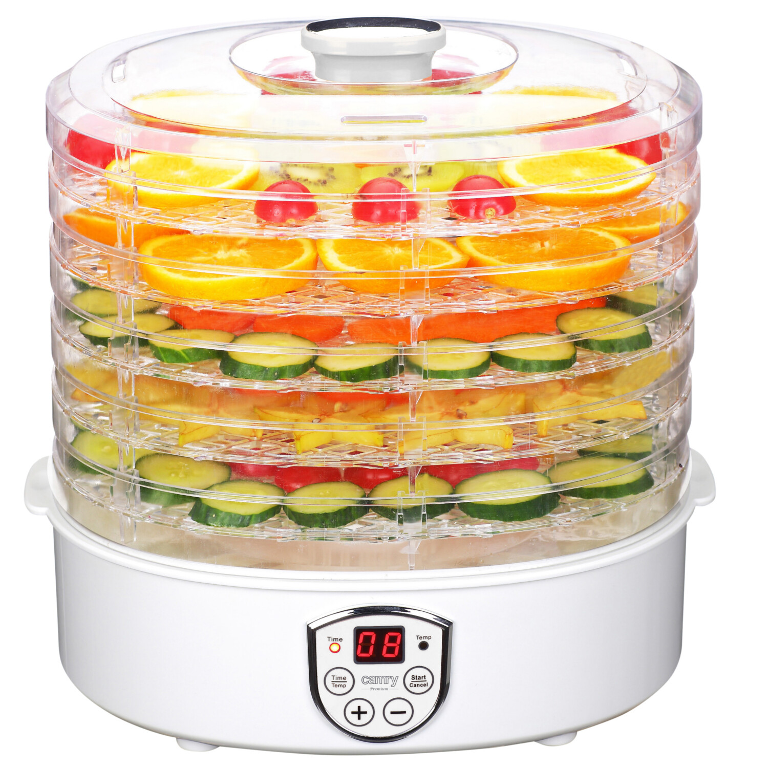 Essiccatore Universale Camry 550W 5 Vassoi Temperatura 1-70h CR 6659