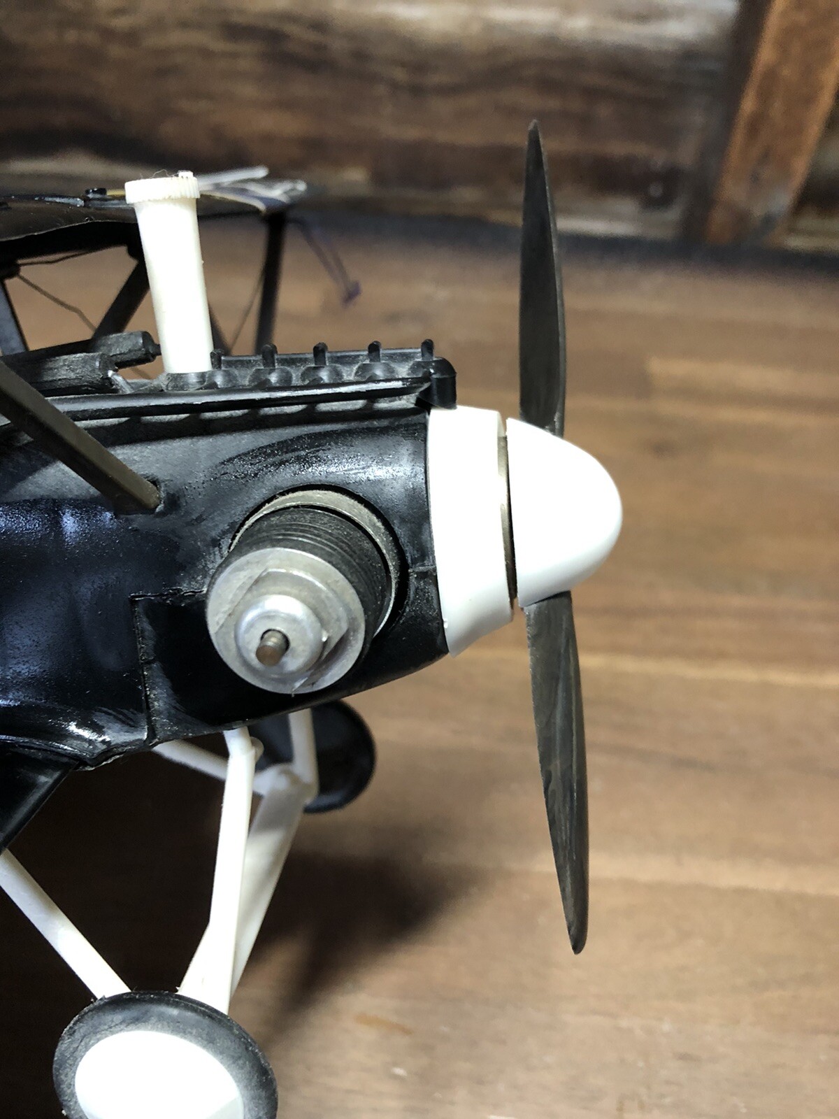 Vintage Testors Black/White Stunt Control Line Airplane eBay