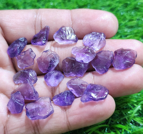 Toller 73,10 crt lila Amethyst roh Größe 11-15 mm lose Edelstein für Schmuck - Bild 3 von 10