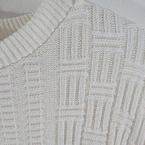 Kenneth Roberts Mens Crew Neck Pullover Long Sleeve White Sweater Size XL - Picture 5 of 5