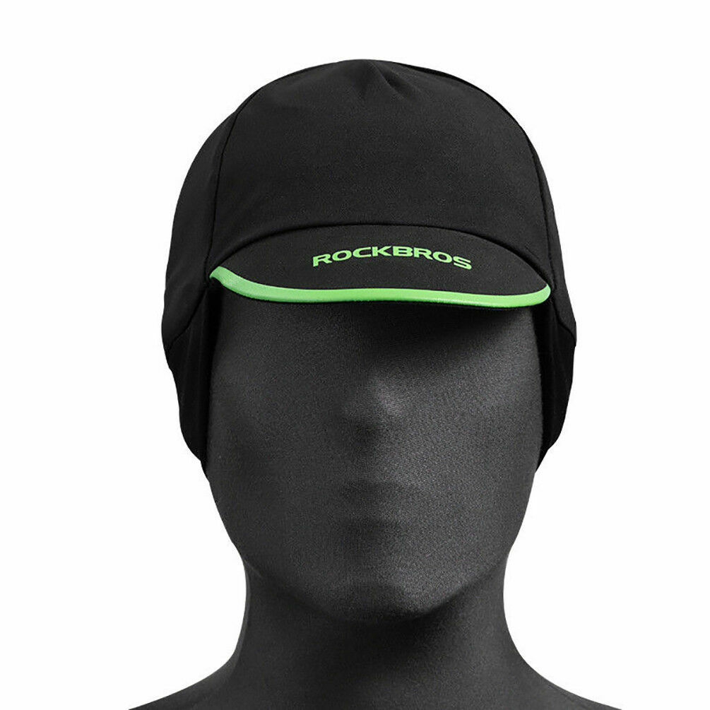 ROCKBROS Winter Cycling Cap Men' Thermal Fleece Outdoor Sport Earmuffs Hat Black
