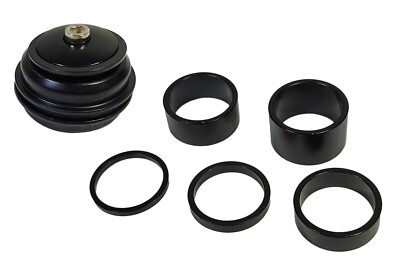 Fahrrad Alu Steuersatz A-Head + Distanzringe 28,6mm Lenkervorbau Lenkkopflager