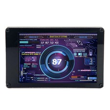 Computer Temp Monitor 3.5 Inch USB Mini Screen Temperature Display PC GBD