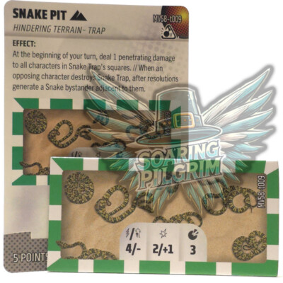 Marvel Heroclix SNAKE PIT - TERRAIN MV58-T009  Smash & Destroy Set