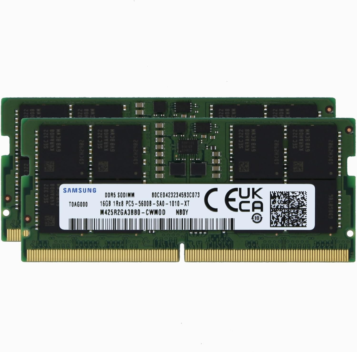 Samsung 2x8GB (16GB) NVME M.2 1Rx16 PC5-5600B DDR5 SODIMM Non-ECC