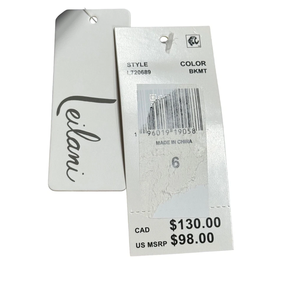 Traje de baño Leilani estampado tropical de una pieza control abdominal acanalado talla 6 Foto 2 de 4