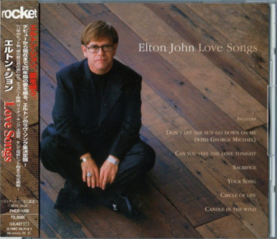Elton John Love Songs Japan CD With OBI Phcr1390 for sale