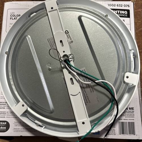 Commercial 11" Electric Dimmable Edge Lit Flush Mount Ceiling Light 74210/HD - Picture 4 of 4