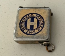 VINTAGE HUBBELL METALS INC. TAPE MEASURE, PARK U.S.A.