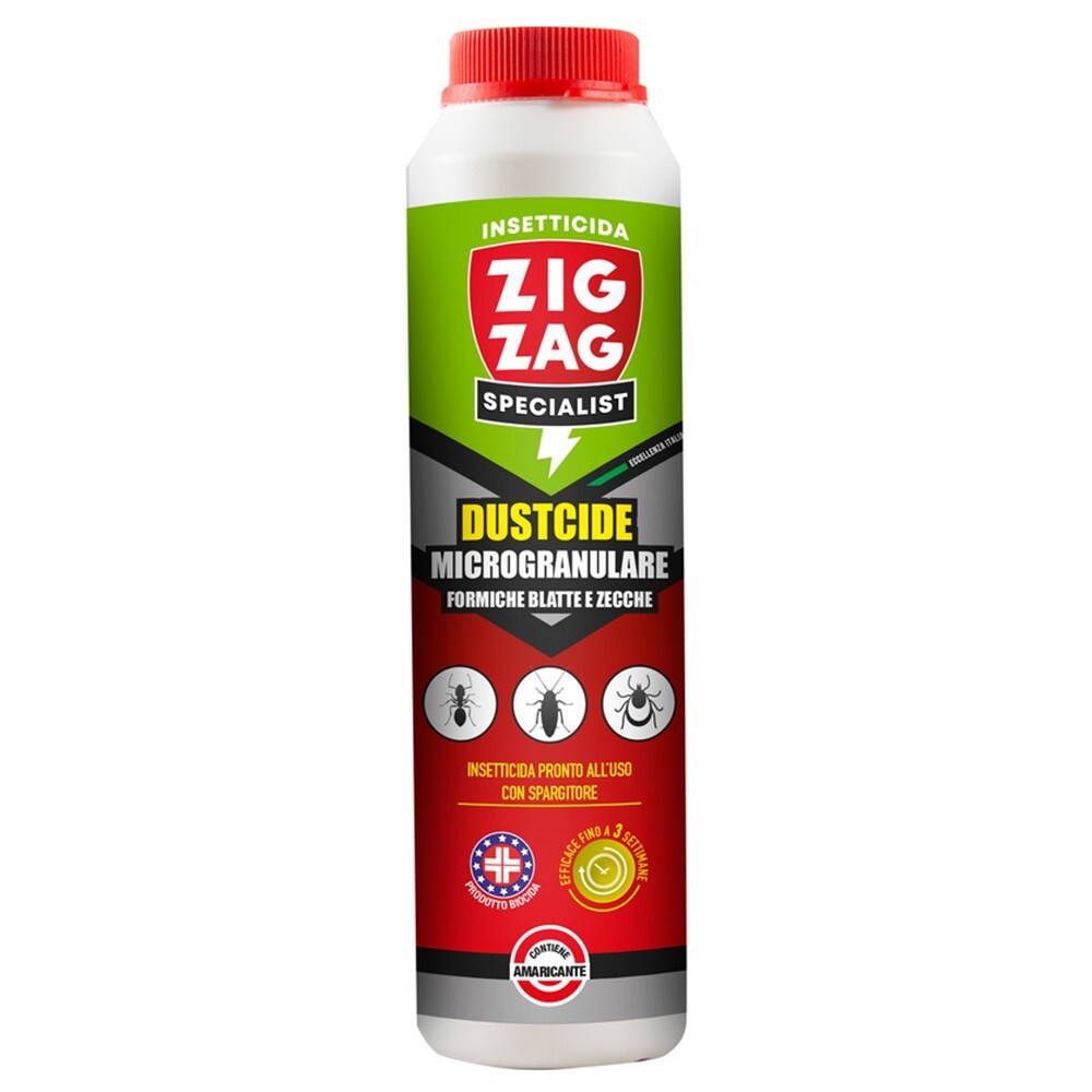 ZIG ZAG DUSTCIDE MICROGRANULARE FORMICHE BLATTE E ZECCHE GR.250