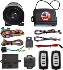 Sistema De Seguridad Alarma Entrada Sin Llave Para Carro Con Encendido 2 Remotos