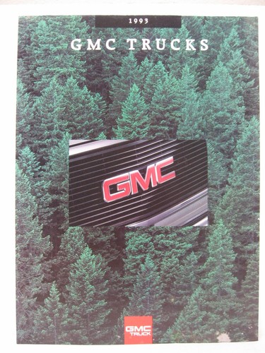 1993 GMC Trucks Sierra Sonoma Jimmy Typhoon Dealer Brochure Foldout