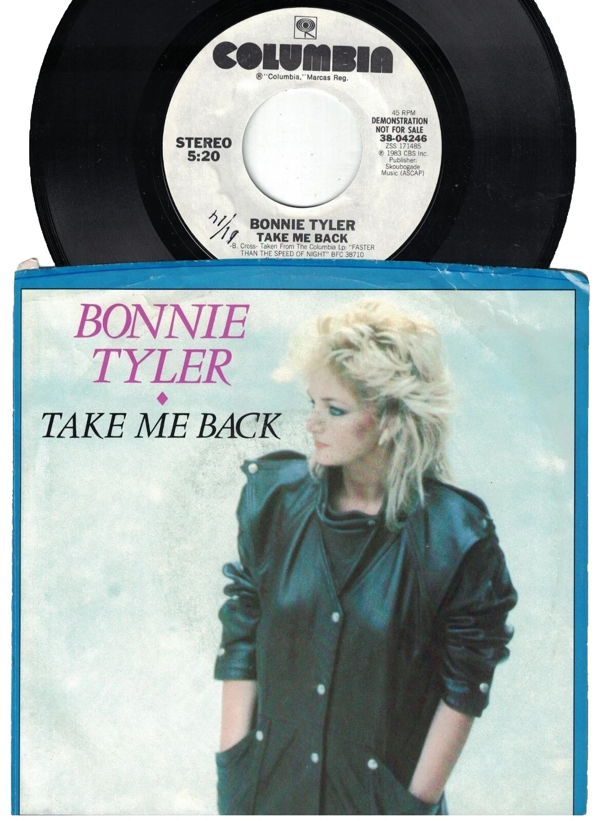 Bonnie Tyler Near Mint (NM or M -) Grading 45 RPM Speed Vinyl Records