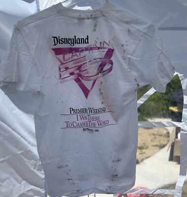 VTG 1986 Captain EO Disneyland Premier Weekend Michael Jackson T