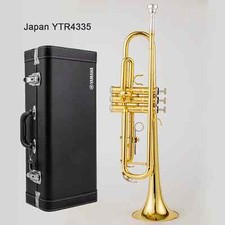 Japan quality 4335 Bb Trumpet B Flat Brass Silver Plated Professional Trumpet