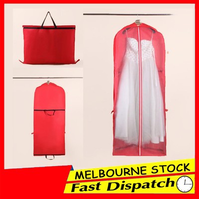 Foldable Wedding Dress Bag Bridal Gown Garment Storage Protector Dustproof Cover | eBay