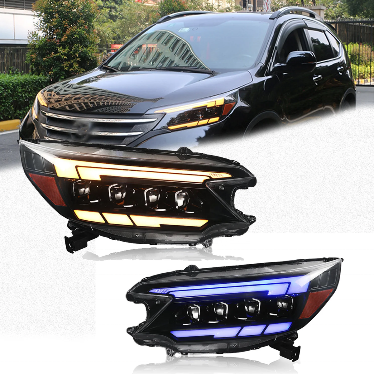 2012-2014 Honda CR-V Left Headlight Assembly Full LED Projector