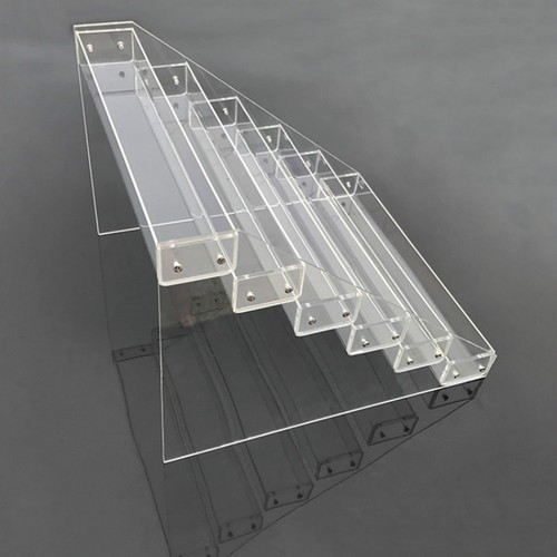 Clear Acrylic 2-6 Tier Display Shelf Showcase for Action Figure Bauble Cosmetics - Picture 4 of 5