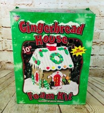 vtg nicole gingerbread house foam kit