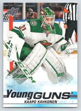 2019-20 Upper Deck #470 Kaapo Kahkonen Young Guns RC (ref 221969)