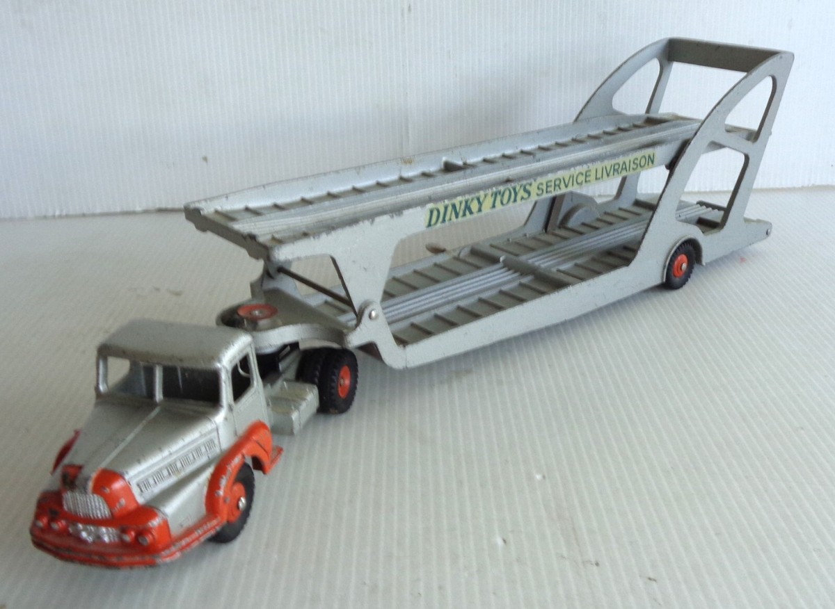 Dinky Toys Unic Car Transporter Tractor Boilot Ref 39A Good