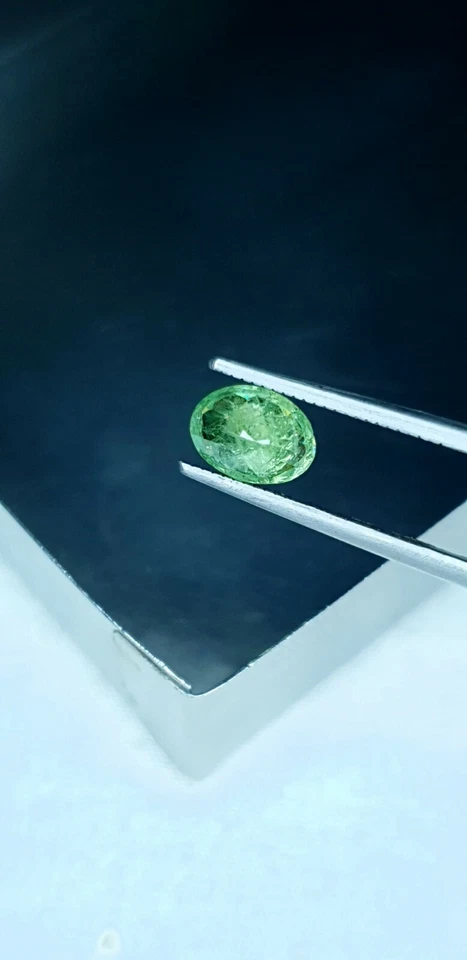 Demantoid Garnet Cut Stone 1.02Cts+ Excellent Cut Demantoid Garnet Jewelry Gems. - Image 3 of 4