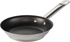 8-inch nonstick, triple-bottomed stainless st...