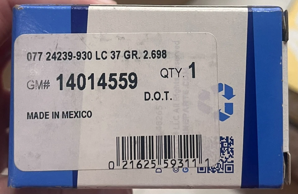 Interruptor de luz de respaldo GM 14014559 para GMC R2500 87-89 ^ Foto 2 de 2