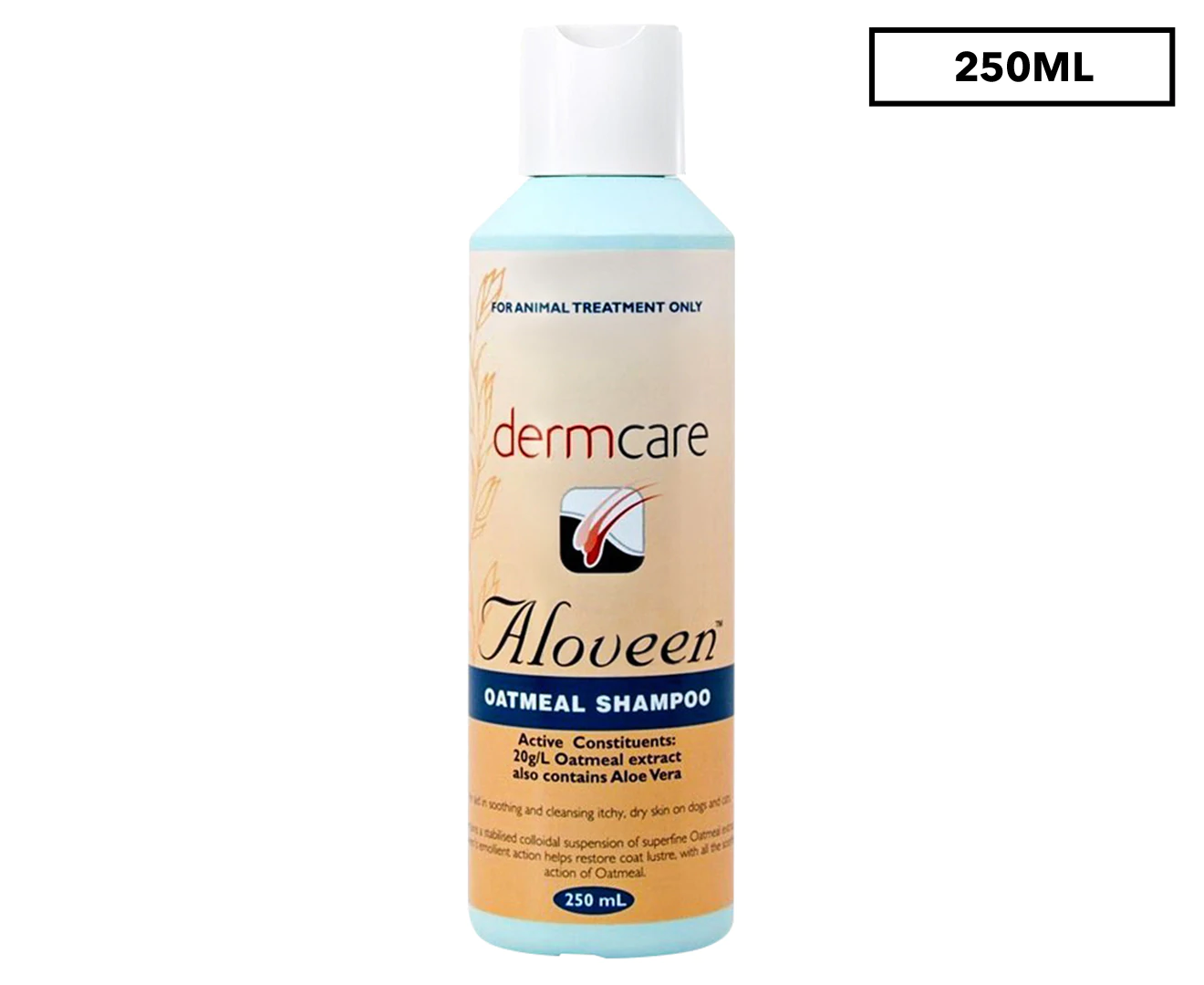 Dermcare Aloveen Dog Shampoo Aloe Vera and Oatmeal 250Ml eBay