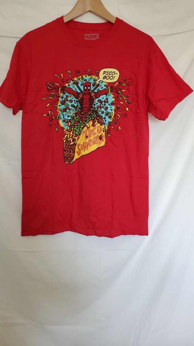 T-shirt Deadpool Rouge Loot Crate – Marvel Comics, Taille L, Neuf Sans étiquettes