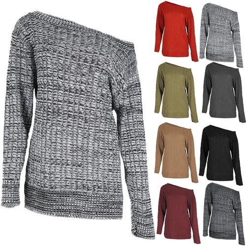 Womens Jumpers Baggy Sweater Oversized 
