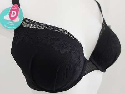 BILLET SOFT BH mit Spitze schwarz 95D NEU