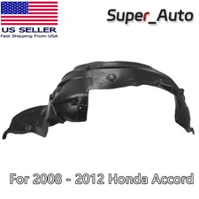 New Front, Passenger Side Fender Liner For Honda Accord 2008-2012