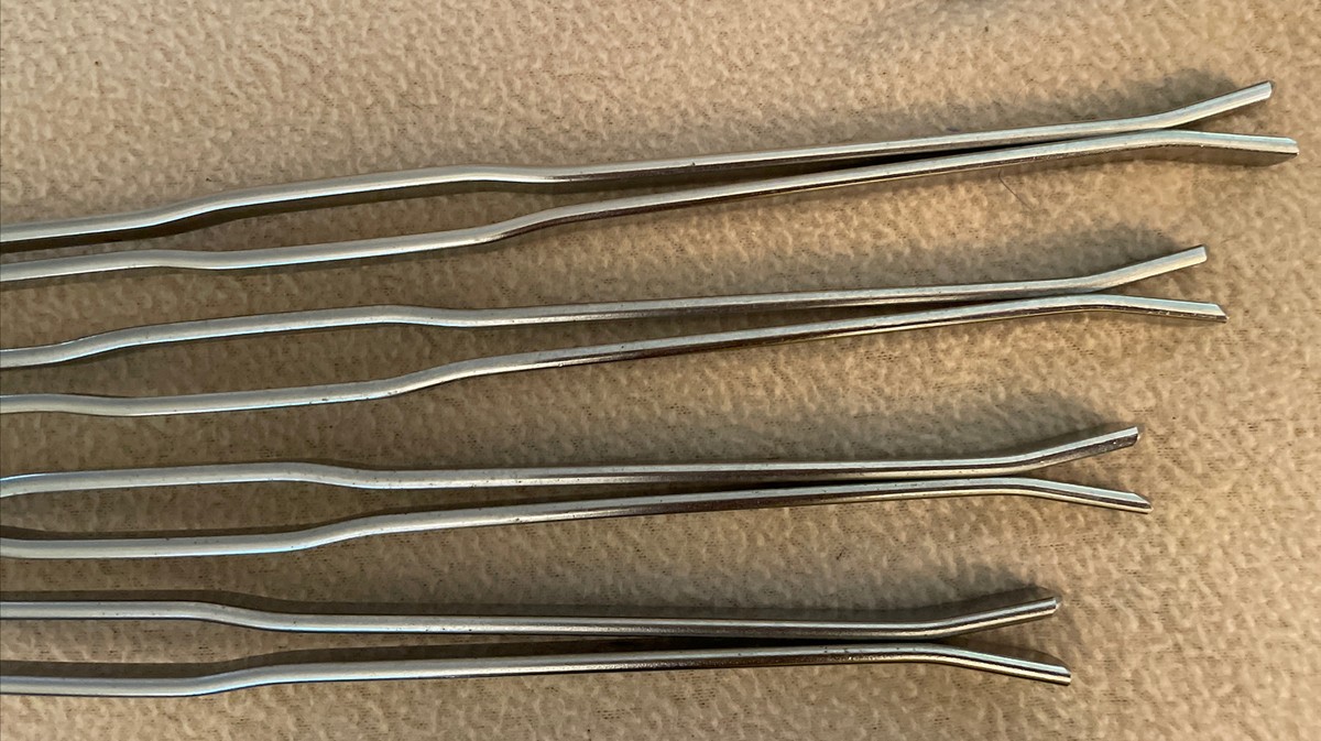 Vintage MCM Pair of Knape Vogt K-venience 550 Chrome Trouser Skirt Hanger/Racks View 4