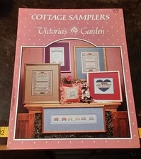 COTTAGE SAMPLERS VICTORIA'S GARDEN CROSS STITCH PATTERN FREE SHIPPING  