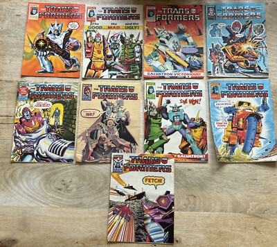 The Transformers Comic - 9 Comic LOT - Nr 87, 116-120, 128, 132, 133 1987 - UK