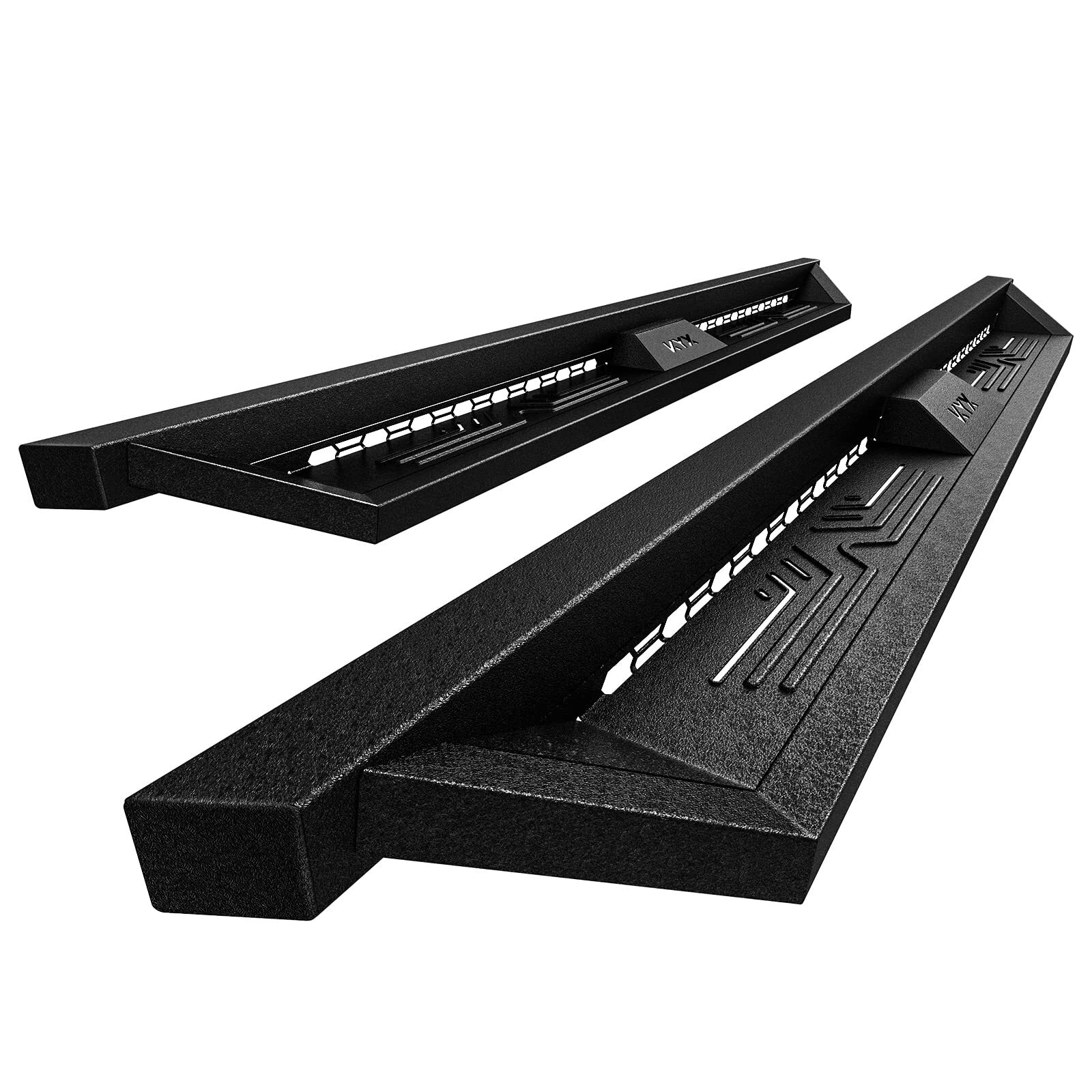 07-18 Silverado Sierra Crew Cab Running Boards Side Steps Rails