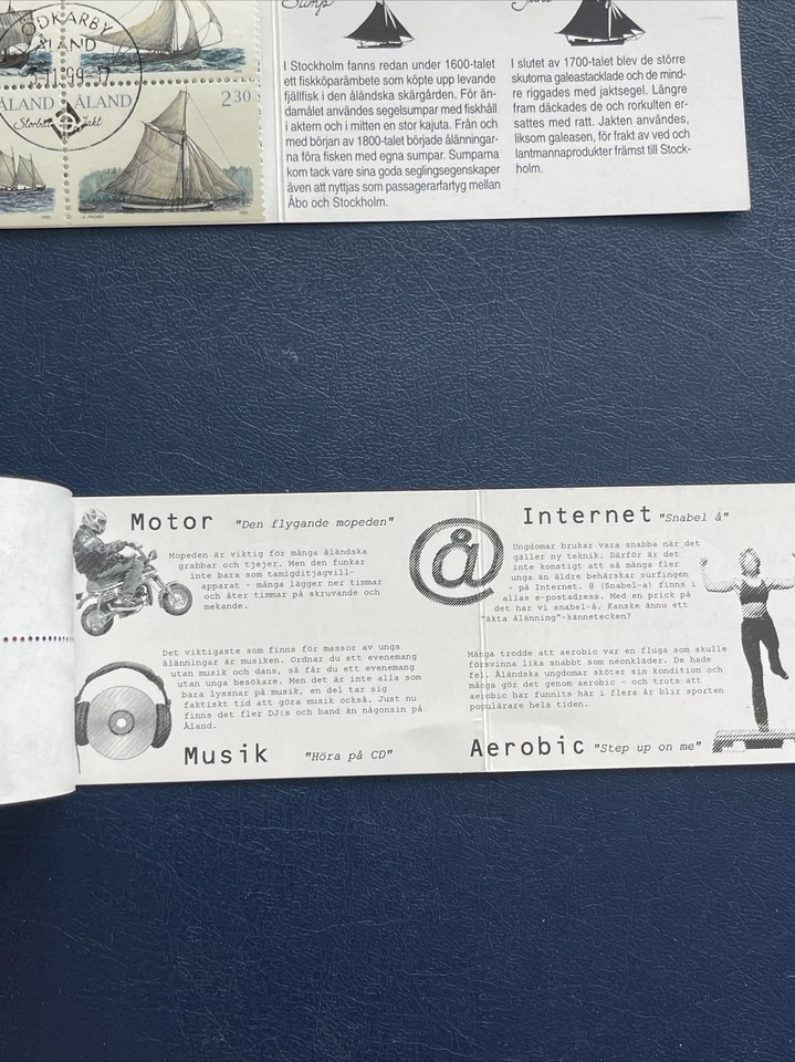 Aland 1995,1998 Mints 2 Booklet , CTO Cancelled , With Short Description - Image 4 of 4