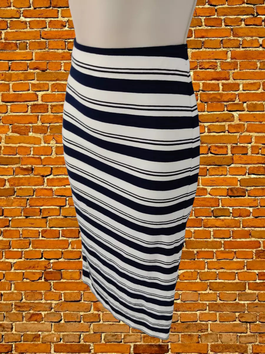 Navy stretch top pencil skirt uk