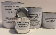 Goose Wing Grey Heat Resistant Paint, Radiators, Vehicles, Metal Free Postage