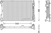 Denso MotorküHler WasserküHler DRM17048 FüR Mercedes Klasse W212 Model S212 W204