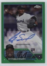 2023 Topps Chrome Update Green Refractor 92/99 George Soriano #AC-GSO Auto sy5