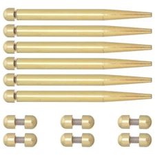 12 Pcs Desktop Photo Frame Stand Metal Standoffs Spacers Advertising Screws Kit