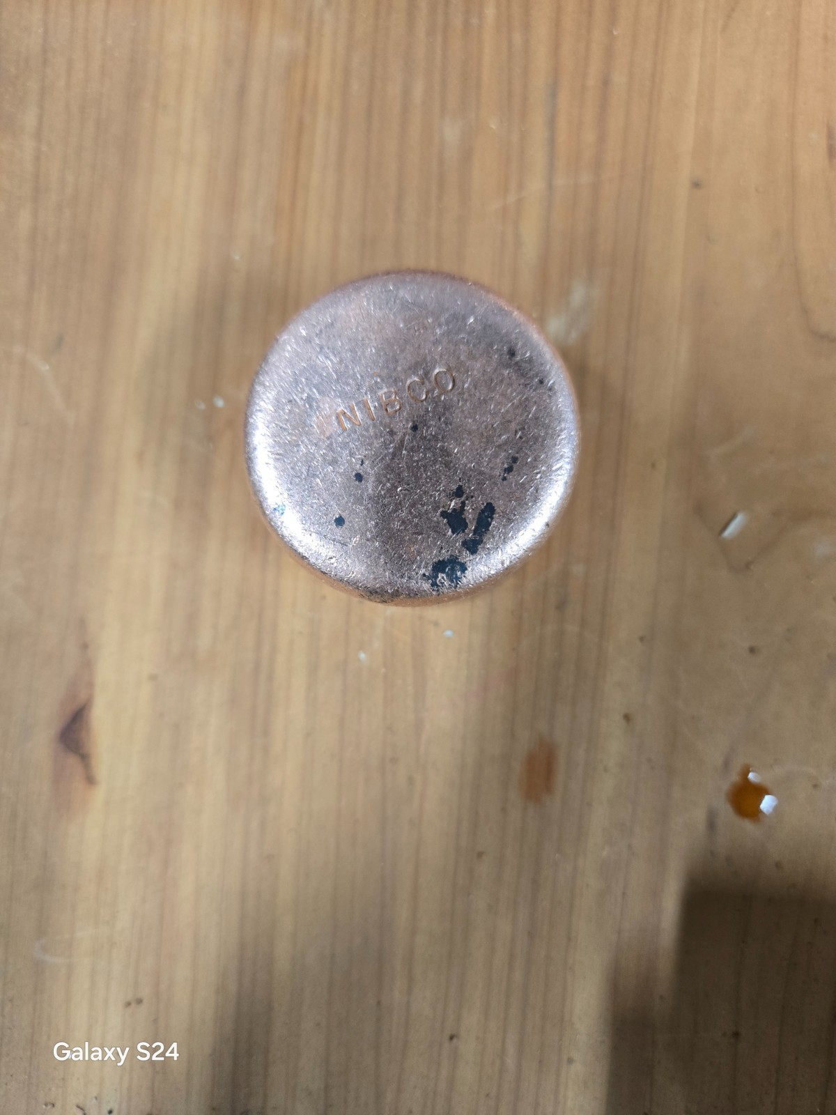 1-1/4" COPPER CAP SWEAT FITTING