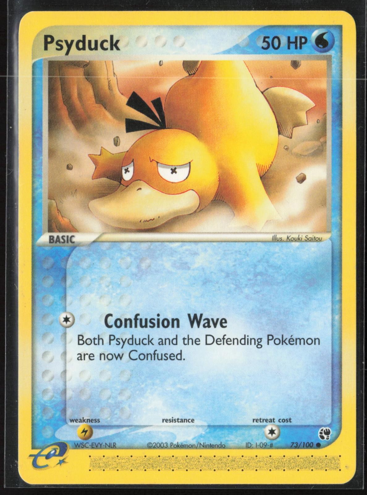Psyduck 73/100 Common Sandstorm Pokemon Lightly Played
