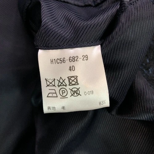 MACKINTOSH PHILOSOPHY Chester Coat Size 40 Wool Blend Navy Made in Japan image 9