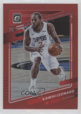 2021-22 Panini Donruss Optic Red Prizm 26/99 Kawhi Leonard #145 pe8