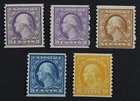 CKStamps: US Stamps Collection Scott#493-497 Mint NH/H OG