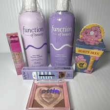 6pc Function of Beauty Wavy Shampoo  Conditioner, NYX Liner, Lottie Highlighter