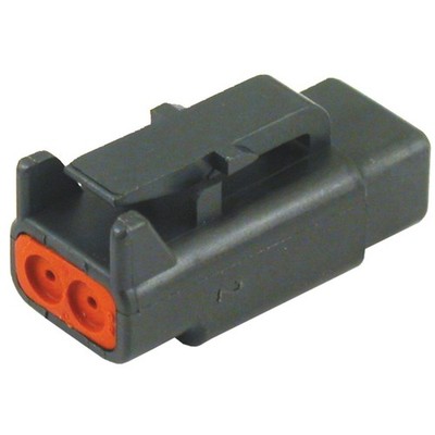 NAMZ Stecker, Deutsch DTM. Schwarz, Stecker, 2 Pin